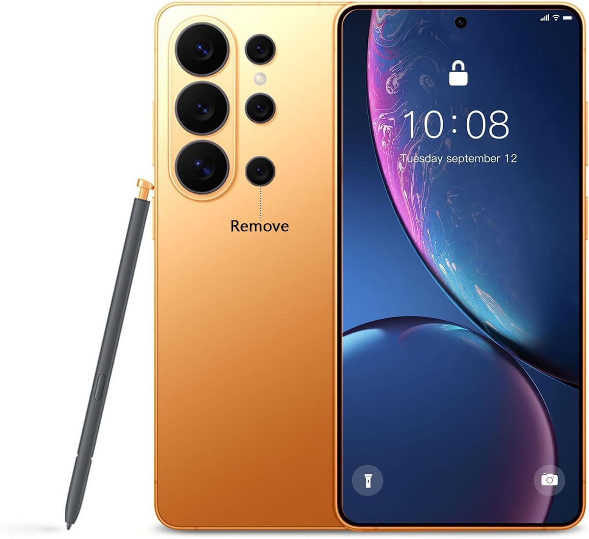 I26 Unlocked Phone, 16GB+512GB Smartphone, Android 16.0, 7000mAh Battery, 68+108MP Camera Cell Phone,6.9" 120Hz Display/Dual SIM/Face Unlock/GPS.(Blue) — view 2