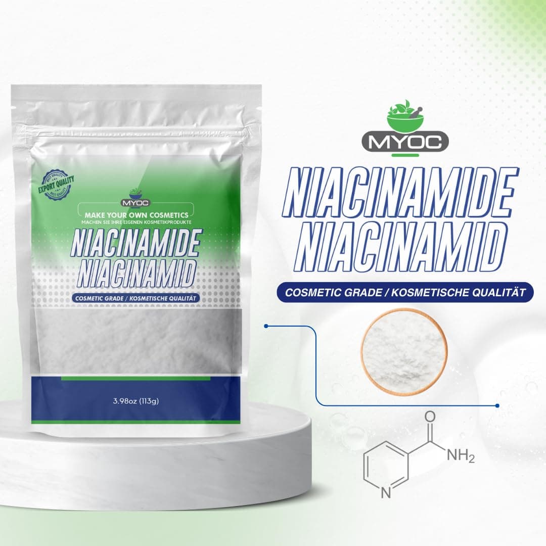 Niacinamide -3.9oz Pure Niacinamide Powder, Cosmetic Grade, Niacinamide Powder for Skin Care, Niacinamide in Beauty & Personal Care, DIY Niacinamide Powder for Serum & Cream — view 3
