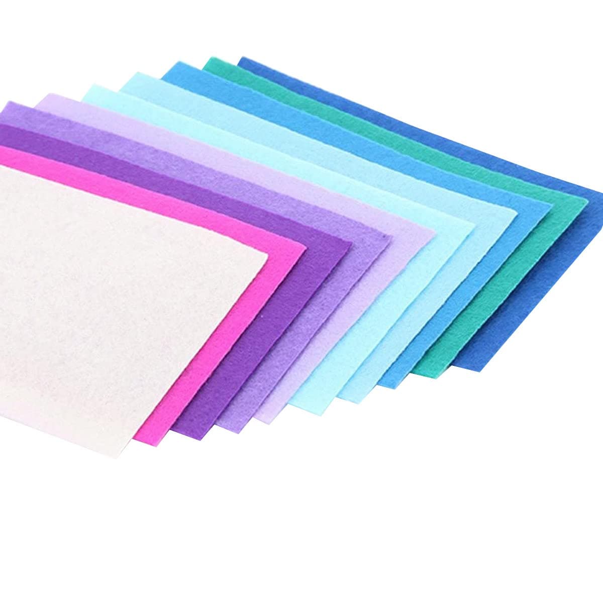 TRIXES - Set of 40 Multicolor Felt Sheets for Crafts and Arts - Craft Felt - Material for Sewing DIY Crafts - Patchwork Fabrics — view 4