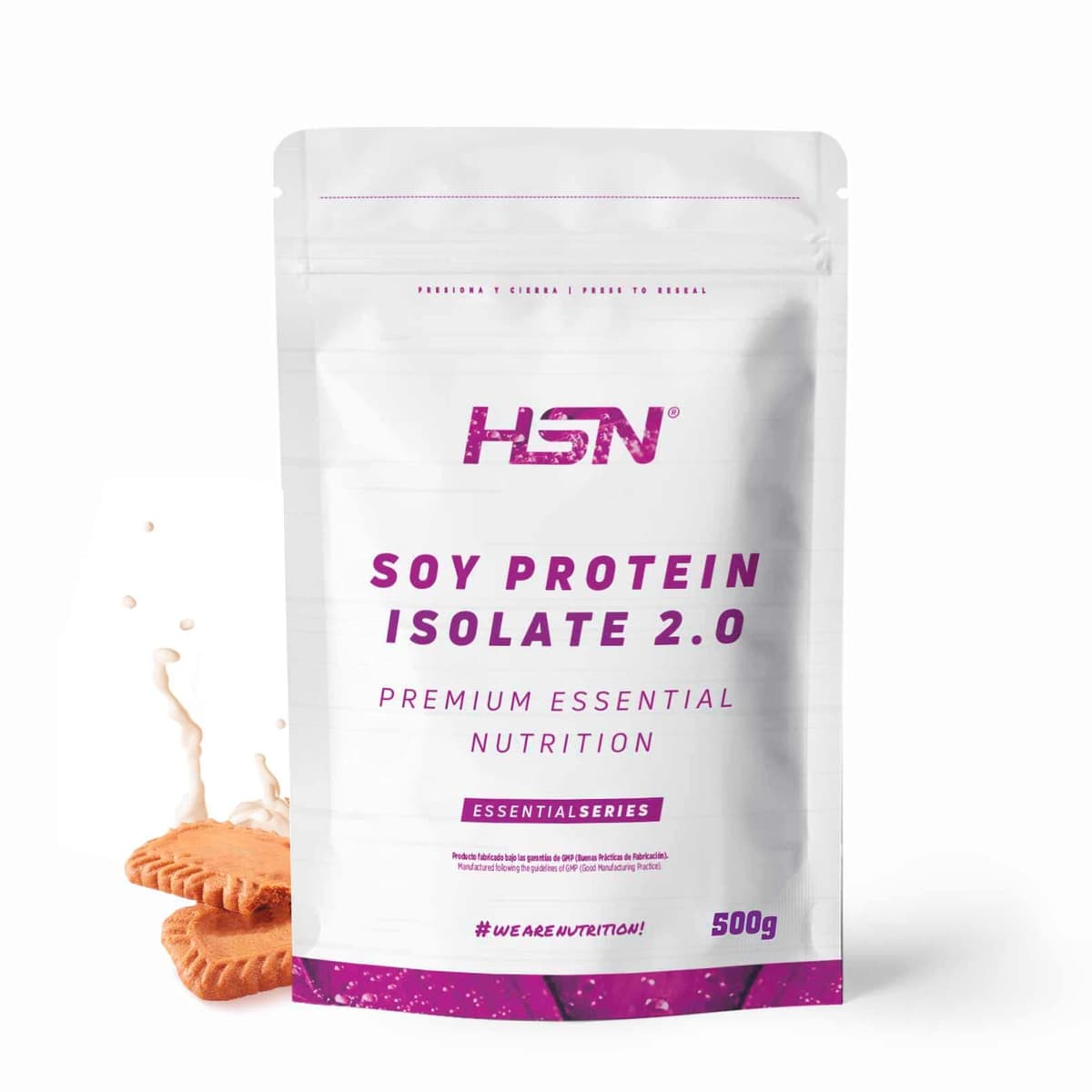 Proteína de Soja Aislada de HSN | Sabor Bombón de Chocolate y Avellanas 2 Kg = 67 Tomas por Envase | 100% Vegana | Soy Protein Isolate | No-GMO, Sin Gluten — view 12