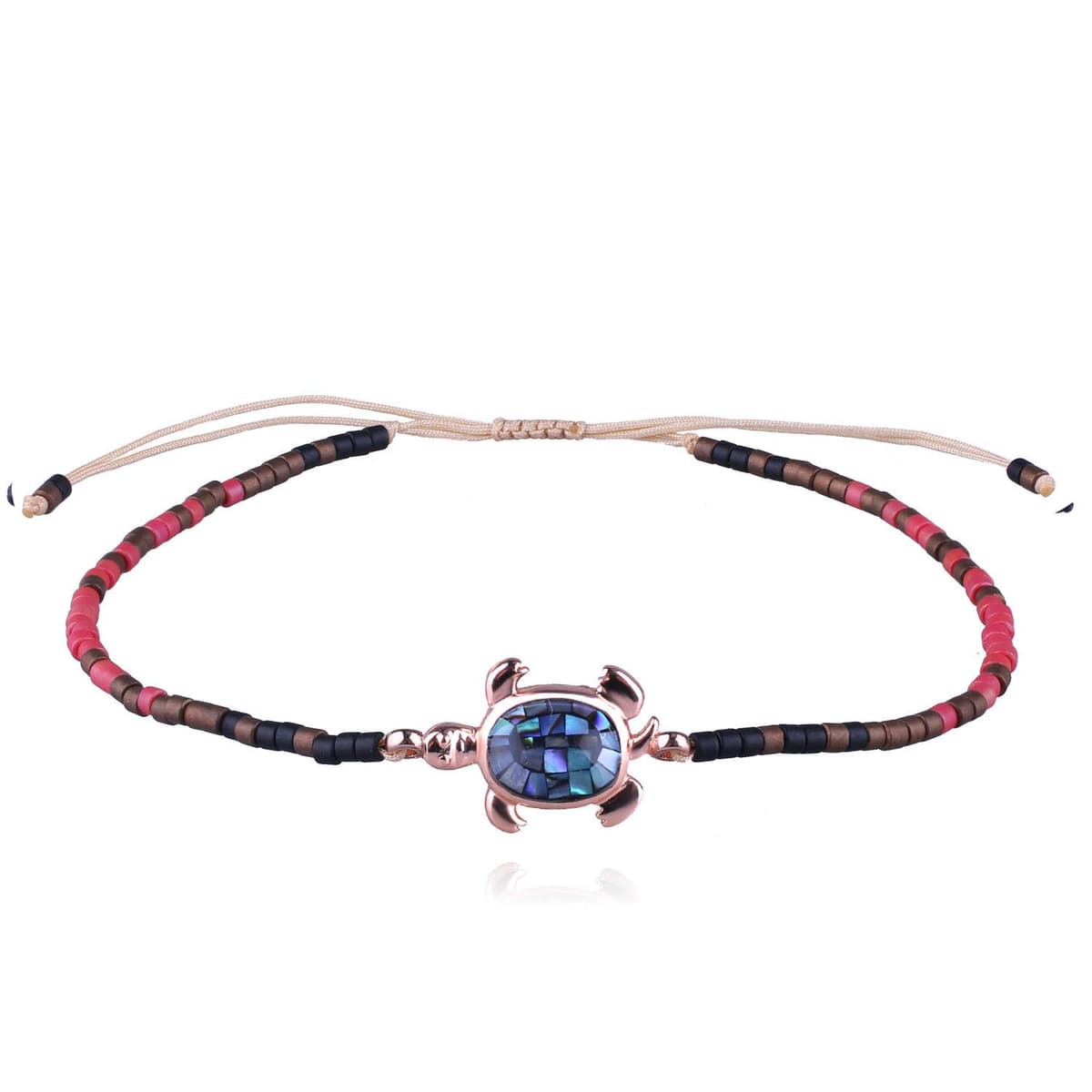 KELITCH Pulseras Amistad con Cuentas Concha Cristal Color Bohemio Pulsera Hecha A Mano Brazaletes Joyería para Mujer — view 50
