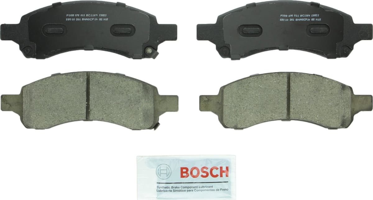 Bosch BC914 QuietCast Premium Ceramic Disc Brake Pad Set For: Acura ILX; Honda Accord, Civic, CR-V, Element, Fit, Front — view 43
