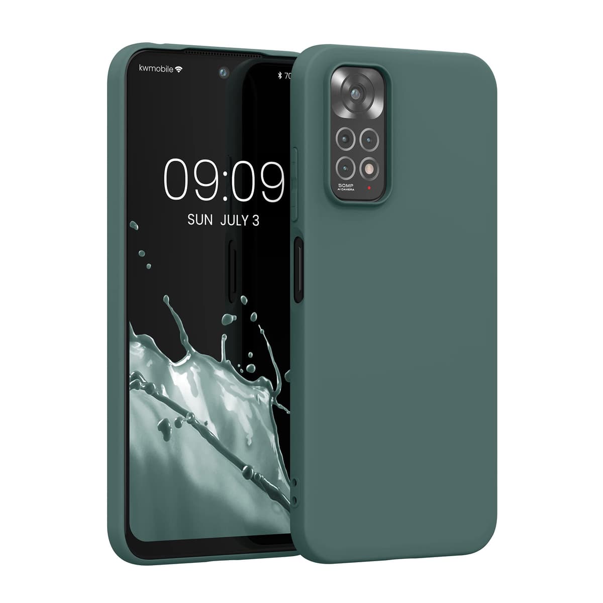 kwmobile Carcasa Compatible con Xiaomi Redmi Note 14 Pro 5G / Poco X7 Funda - Funda Ultrafina de TPU con Bordes elevados - Lavanda Metalizado — view 264