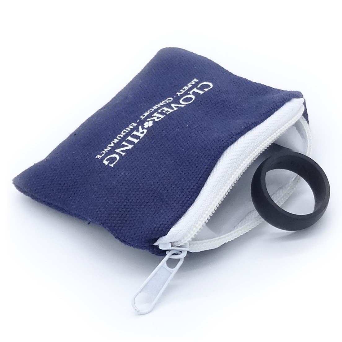 Silicone Wedding Ring & Gift Pouch - Fitness or Workplace Safety Band — view 2