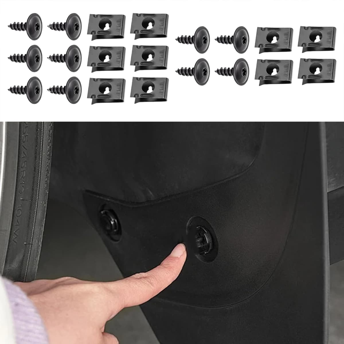 Automotive Screws & Staples - Vehicle U Nut & Clip | Dashboard, Bumper & Interior Metal Fixing Accessories — view 3