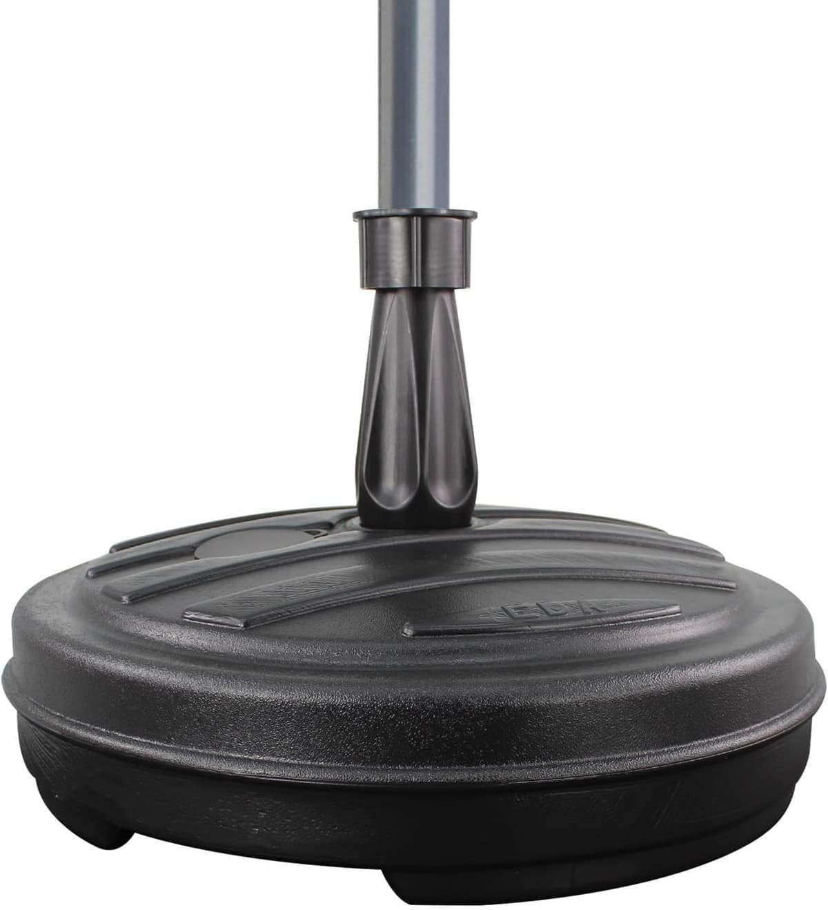 13L Garden Parasol Base Stand – Heavy Duty Umbrella Stand for Patio, Garden & Balcony – Stable, Durable & Weatherproof – Fill with Sand or Water | Fits 18–32mm Poles, Black or White (Black) — view 5