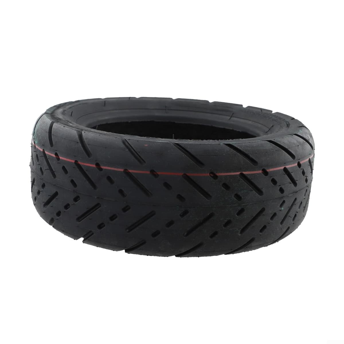 Neumático de carretera sin cámara de 11 pulgadas 90/65-6.5 para modelos de scooter eléctrico compatibles con Zero 11X, repuesto de goma todoterreno, negro — view 3