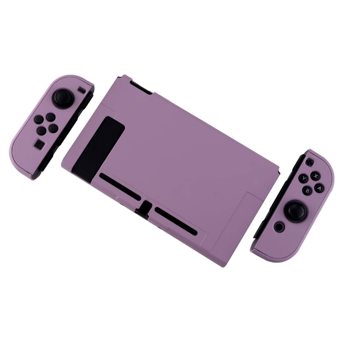 eXtremeRate PlayVital Funda para Nintendo Switch Carcasa Estuche Acoplable Protector Tacto Suave Case de Joycons Protectora Duradera Cover Cáscara para Control Switch Joycon Consola(Violeta Grisáceo) — view 8