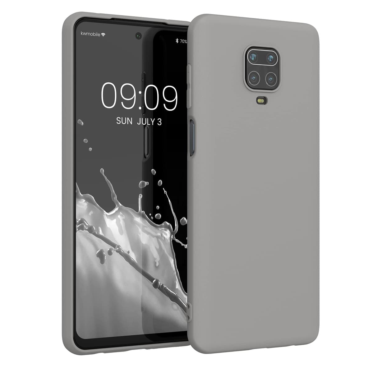 kwmobile Carcasa Compatible con Xiaomi Redmi Note 14 Pro 5G / Poco X7 Funda - Funda Ultrafina de TPU con Bordes elevados - Lavanda Metalizado — view 268