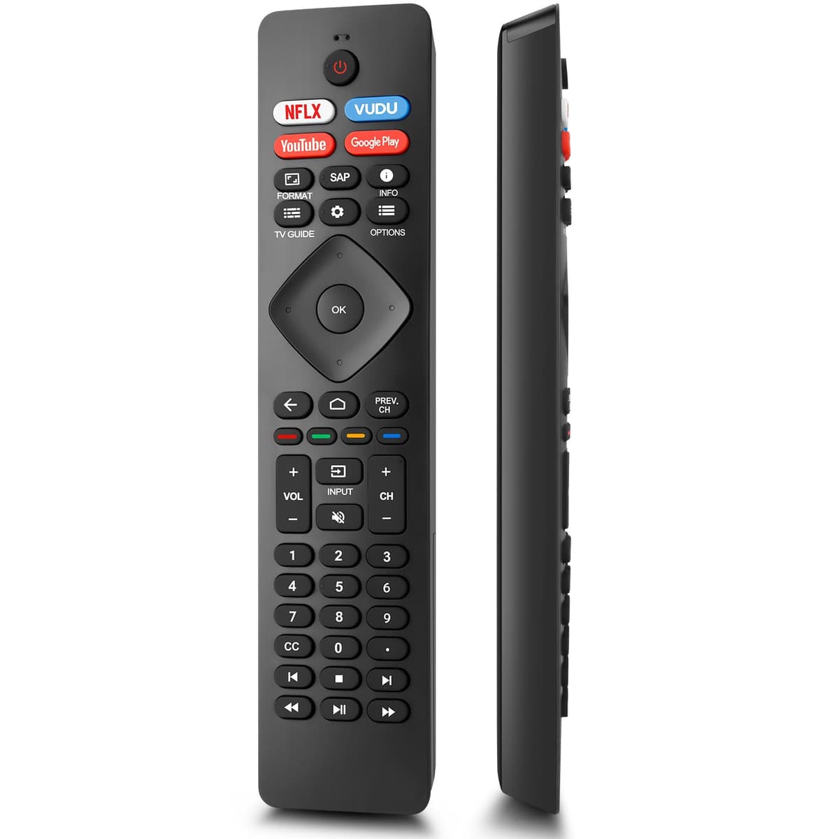 Universal-TV-Remote-Control for Samsung/Roku/LG/Hisense/Sony/TCL/Philips Smart TV,Replacement for Tvs/Media Streaming Players/Sound Bar Audio/Boxes/DVD/Blu-ray Players and More — view 12
