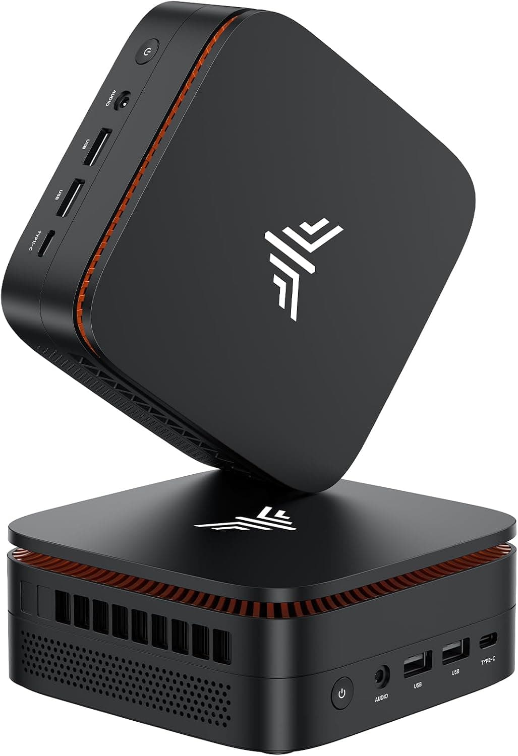 KAMRUI P1 Mini PC AMD Ryzen 3300U(up to 3.5GHz) 16GB DDR4 512GB M.2 SSD Mini PC Win-11 Pro Mini Computer 4K@60Hz Triple Display HDMI2.0+DP1.4+USB-C WiFi5 BT4.2 RJ45 LAN VESA Mount Small PC