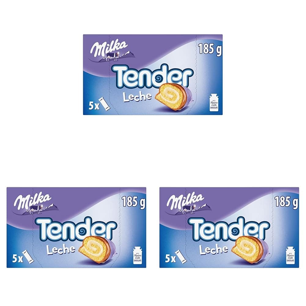 Milka Tender Barritas de Bizcocho con Relleno de Leche y Cubierto de Chocolate con Leche de los Alpes 148G — view 7