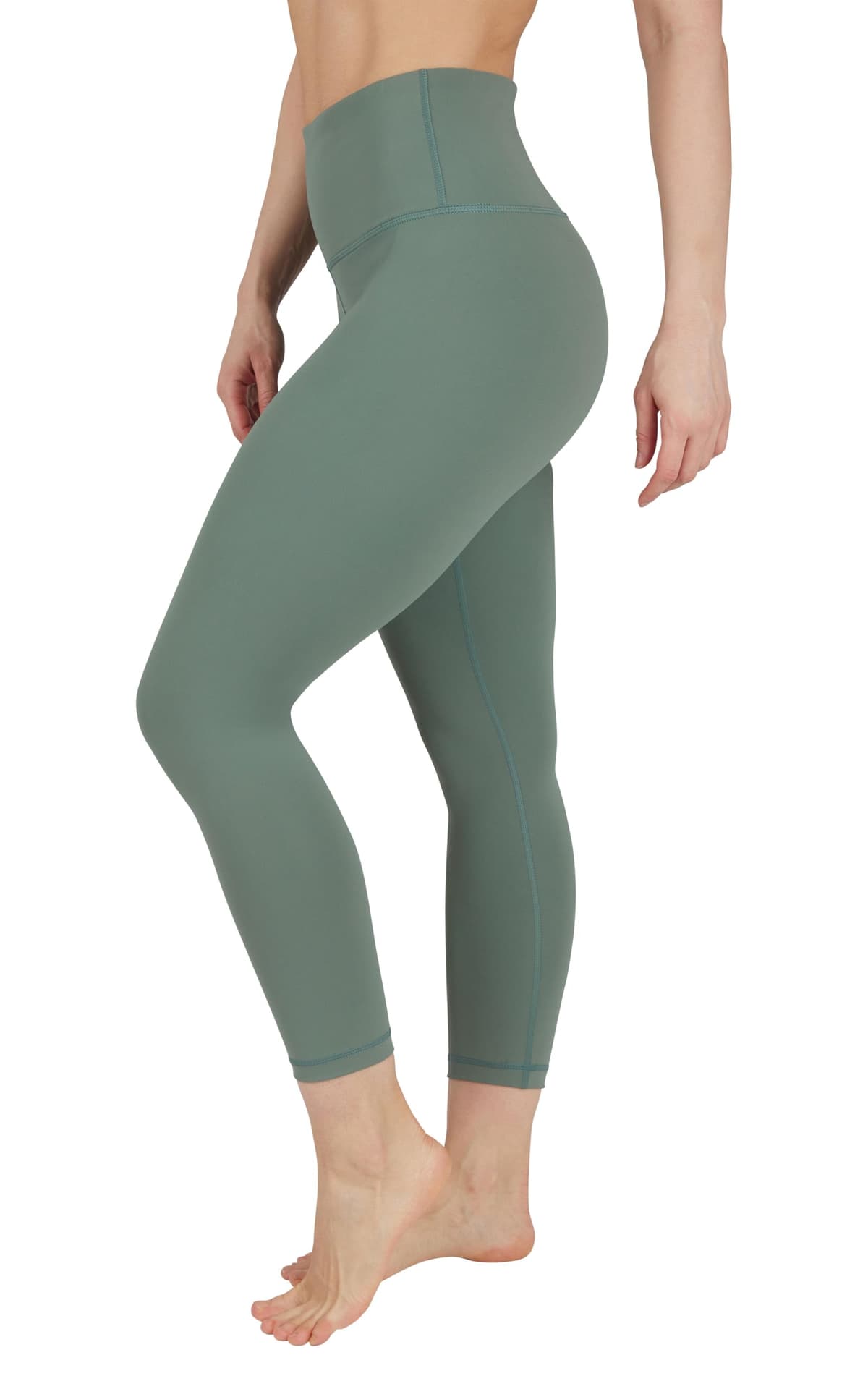 90 Degree By Reflex Womens High Waisted Leggings Capri Workout Yoga Pants — view 12