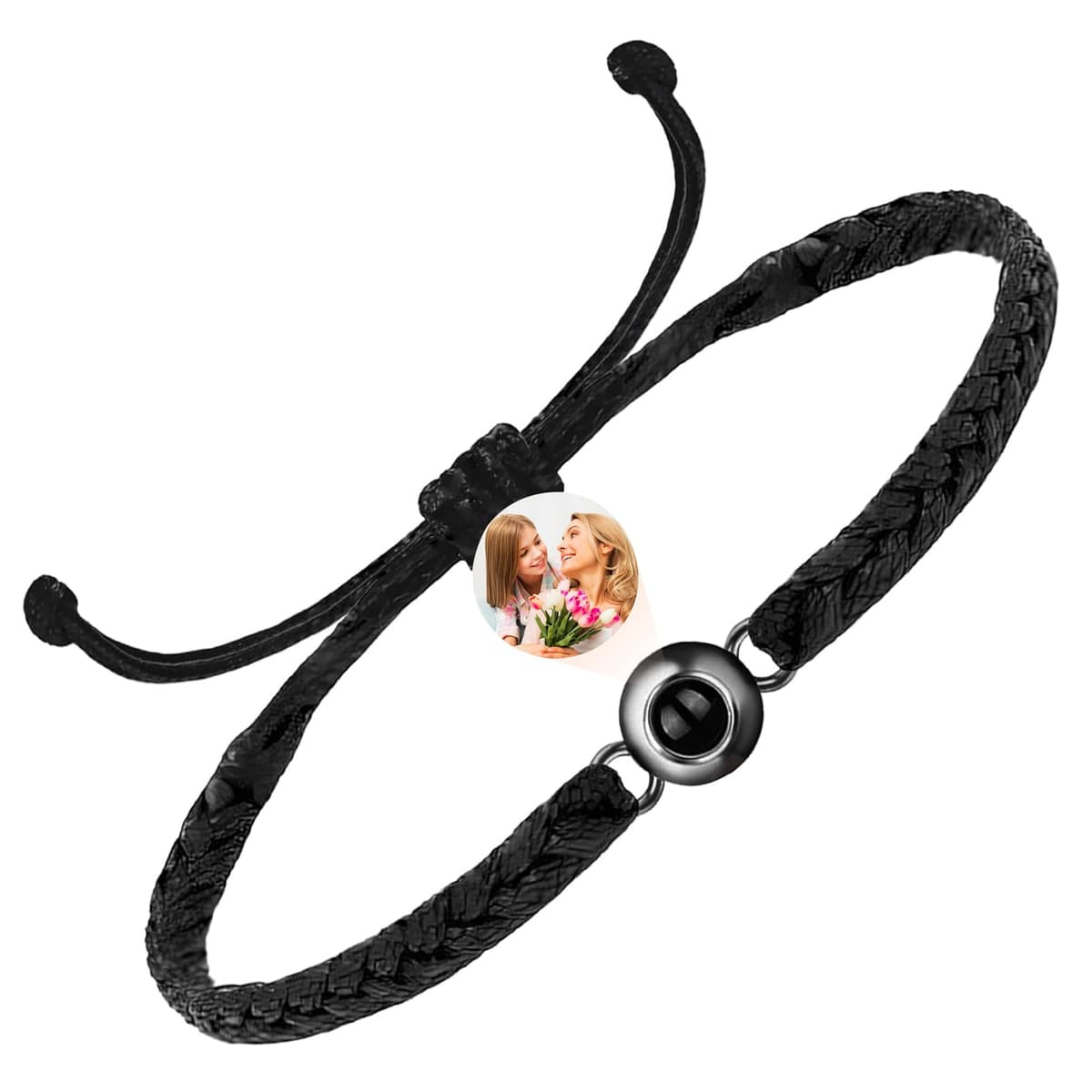 Easycosy Regalos Dia del la Madre, Personalizado Pulsera con Foto Dentro, Pulseras Personalizadas con Proyección de Imagen para Mamá, Papá, Pareja, Amigo, Novio — view 6