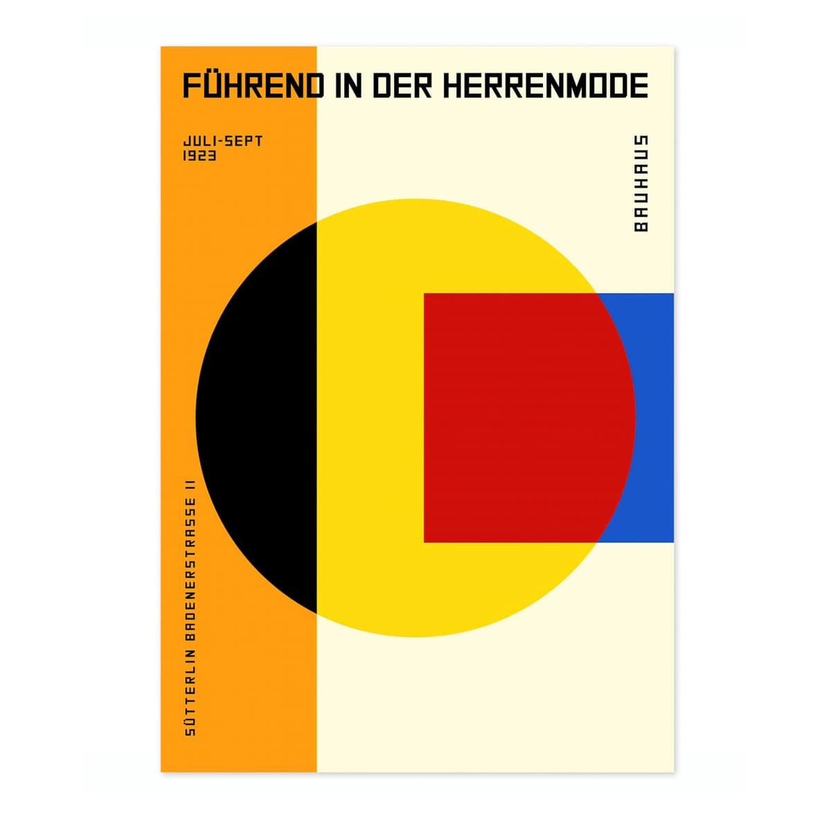 Bicycle Bauhaus Poster, Bauhaus Print, Framed Abstract Art, Mid-Century Wall Art, Modern Home Decor, Gift Idea, Archival Matte, A5 (Print Only) - 21x14.8cm — view 18