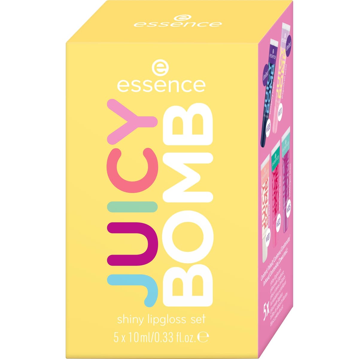 essence JUICY BOMB shiny lipgloss set, natural, shiny, shimmery, translucent (1pcs) — view 2
