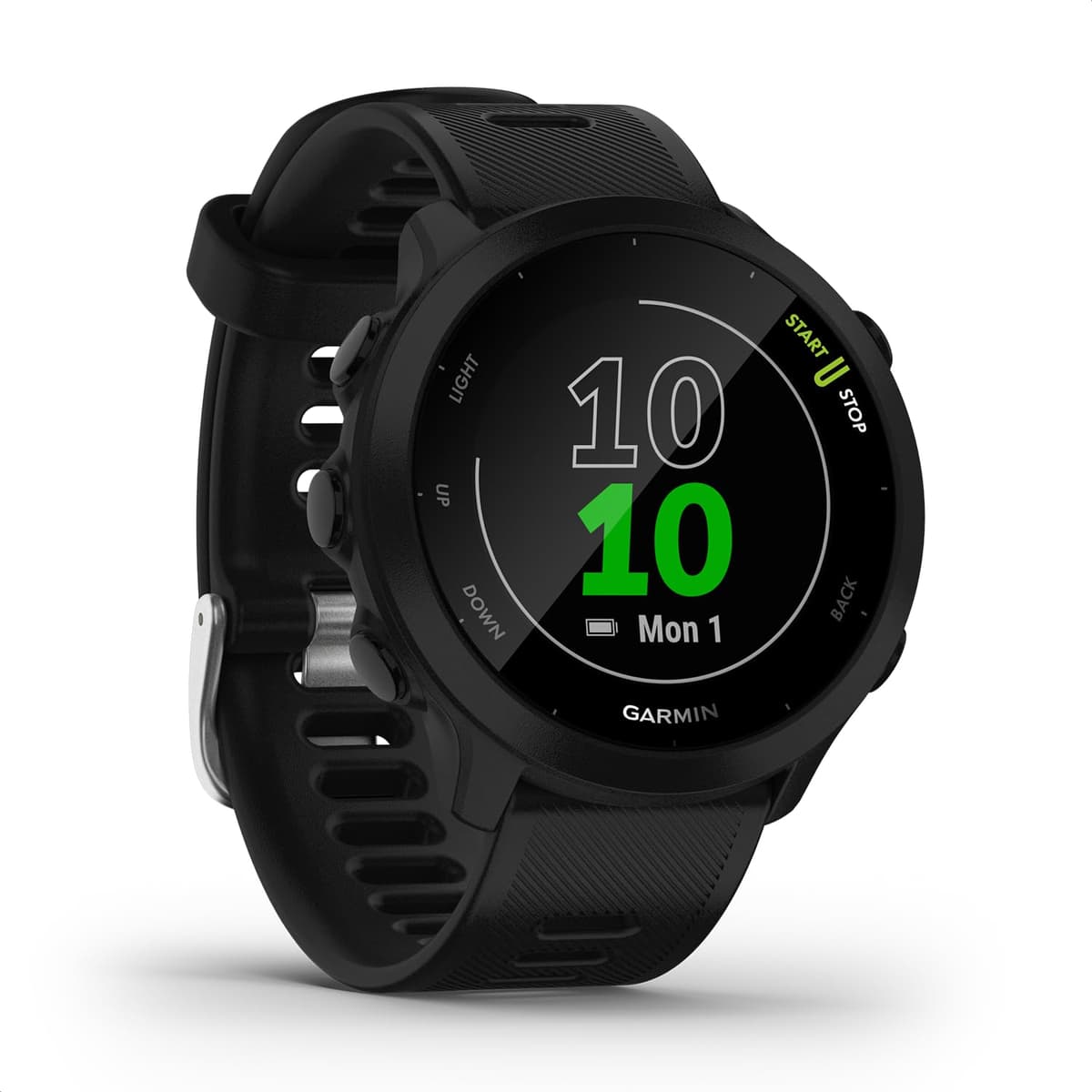 Garmin Forerunner 55, Reloj inteligente para running con GPS, Planes de entrenamiento, Notificaciones y seguimiento del bienestar, Color Turquesa — view 4