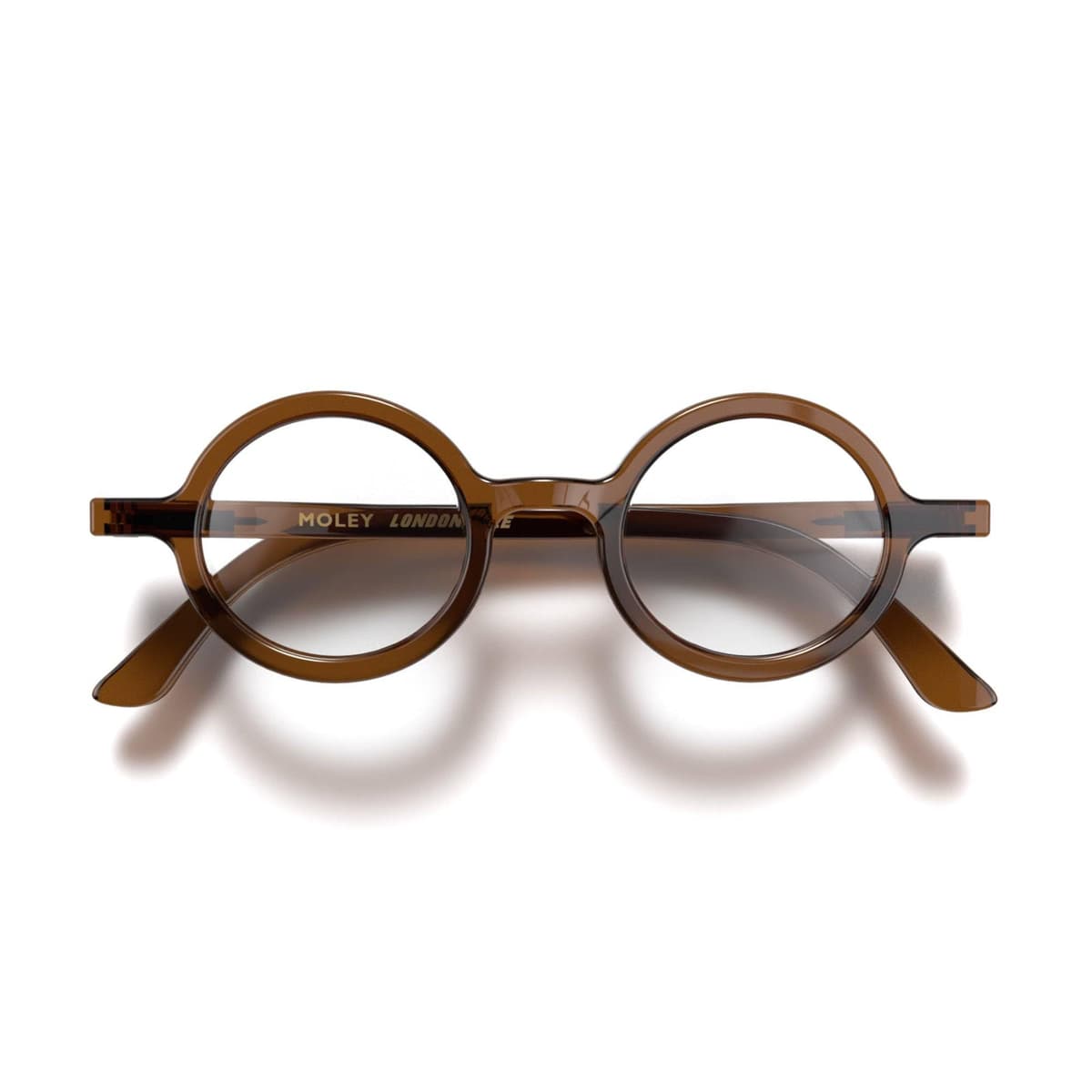 LONDON MOLE® Moley gafas de lectura | Lectores geniales de forma redonda | Hombre y mujer unisex | Bisagras de resorte — view 14