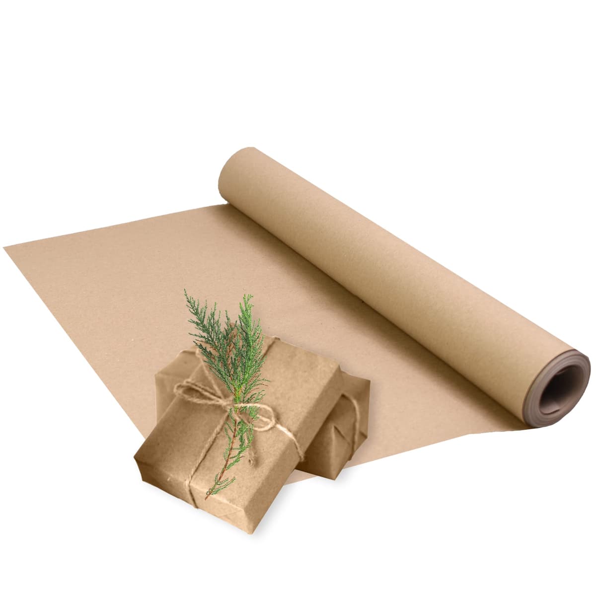Triplast Brown ECO Kraft Paper (400mm x 30m) - Eco-Conscious & Recyclable - Multipurpose Wrapping Paper Roll with a Premium & Rustic Finish - Ideal for Gift Wrapping, Parcel Packing, Arts & Craft — view 8