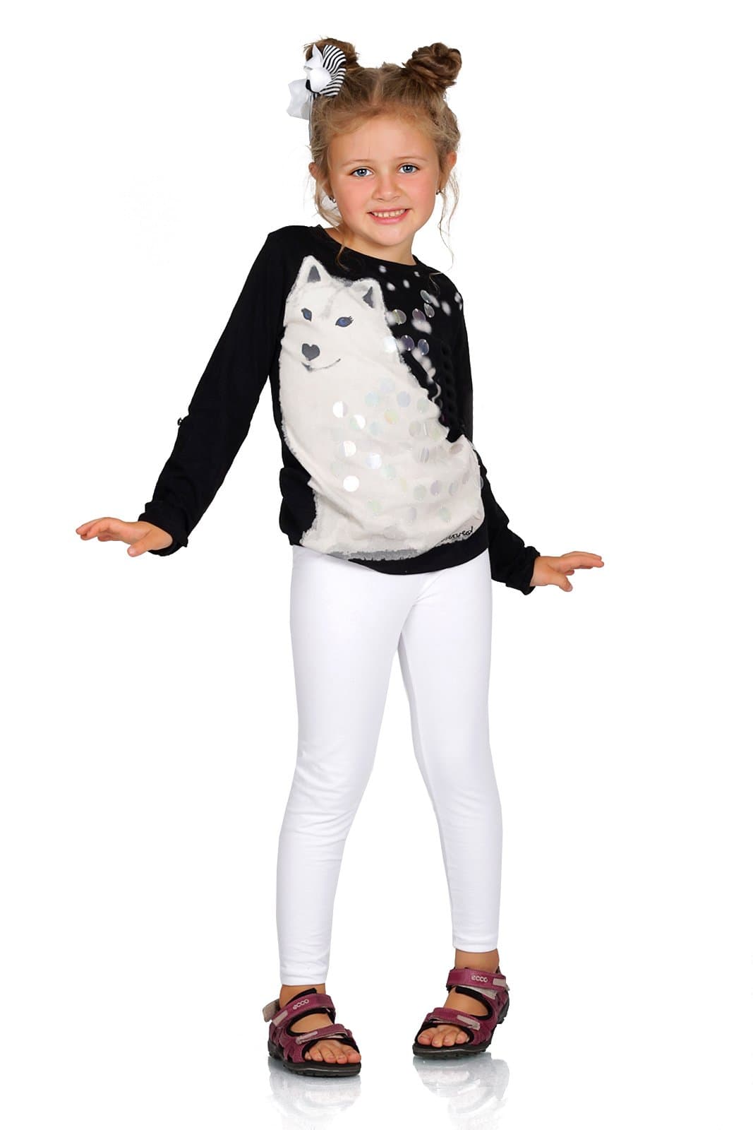 FUTURO FASHION Girls Children Full Length Plain Cotton Leggings Cycling Casual Wear Infant Trousers Leggings Solid Tights Pants for Kids