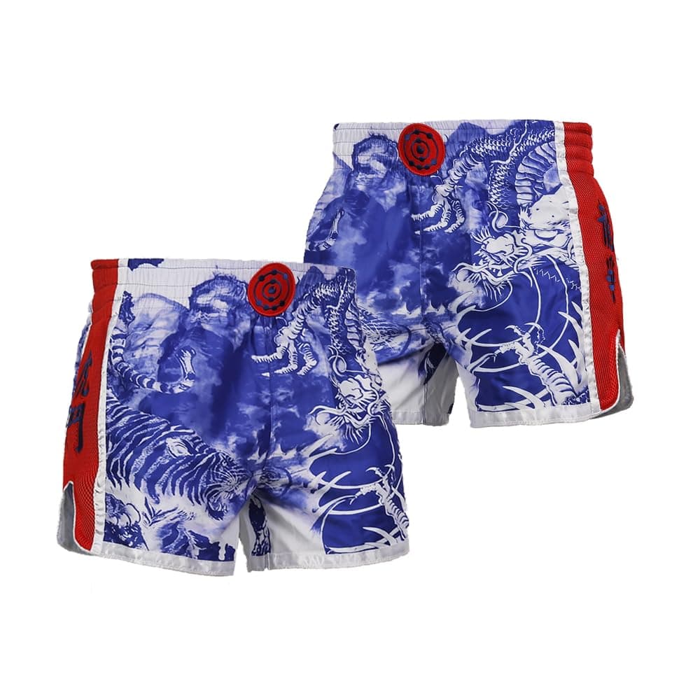 FLUORY Muay Thai Shorts, MMA Fight Shorts Ropa de Entrenamiento Jaula Lucha Grappling Artes Marciales Kickboxing Shorts Ropa — view 11