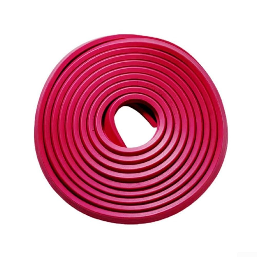 Tira de goma Tpr de 10 m para parachoques de mesa de billar, repuesto de cojín de billar rojo con diseño de corte para el hogar, sala de juegos y reparación de clubes (14 x 18 mm) — view 5