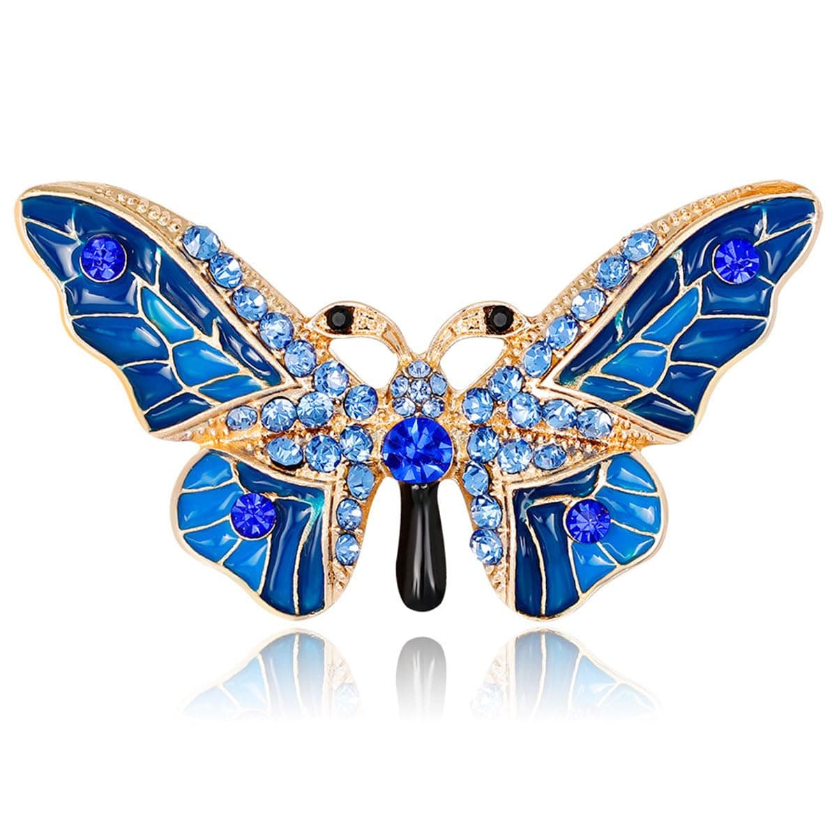 FAIRYGATE Anti Exposure Fixed Brooches Women Unisex Vintage Rhinestone Office Party Brooch Pins Lapel Pin Dress Suit Accessories Boutonniere — view 46