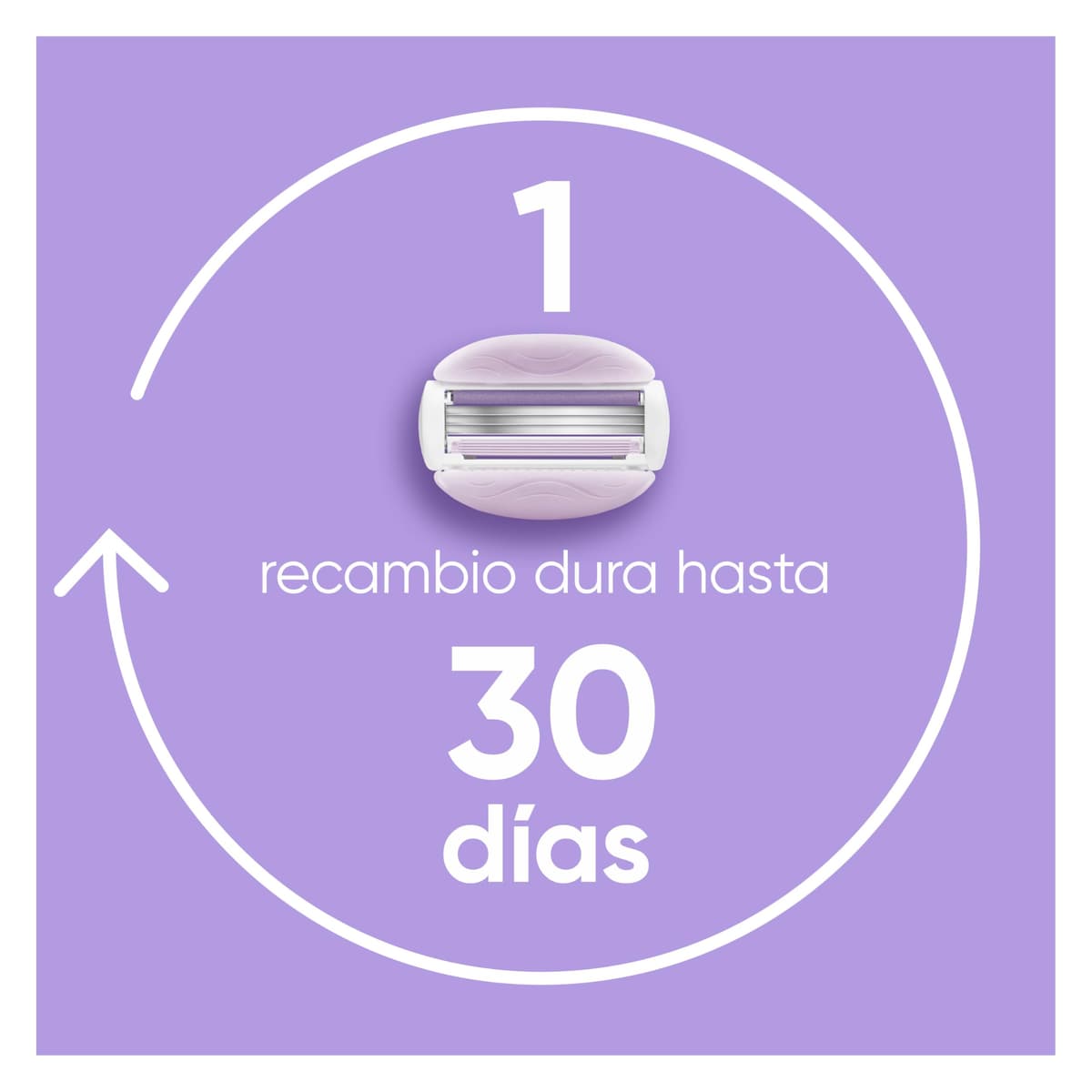 Gillette Venus Comfortglide Breeze Maquinilla de Afeitar Mujer con Recambios, 1 Mango + 4 Cuchillas de Afeitar con Barras de Gel Y Soporte para Ducha, Depilación Suave Y Duradera — view 5