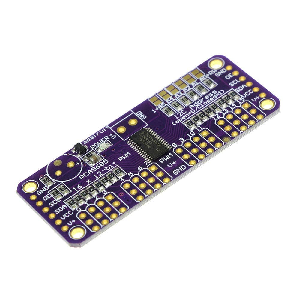 2pcs PCA9685 16 Channel 12 bit PWM Servo Driver I2C Interface — view 3