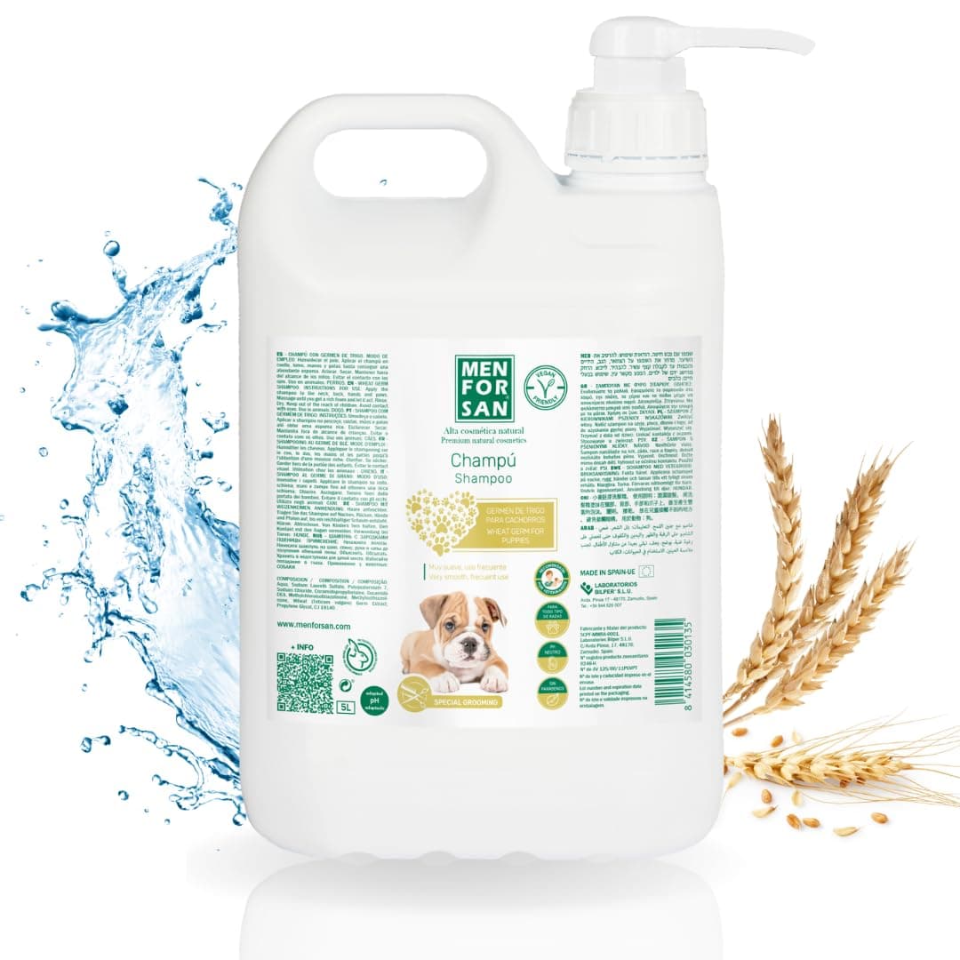 MENFORSAN Champú Aloe Vera para Perros | Hidrata en profundidad | Acción Anti Irritaciones y Anti Eczemas | 100% Natural | Herbácea | 1L — view 22
