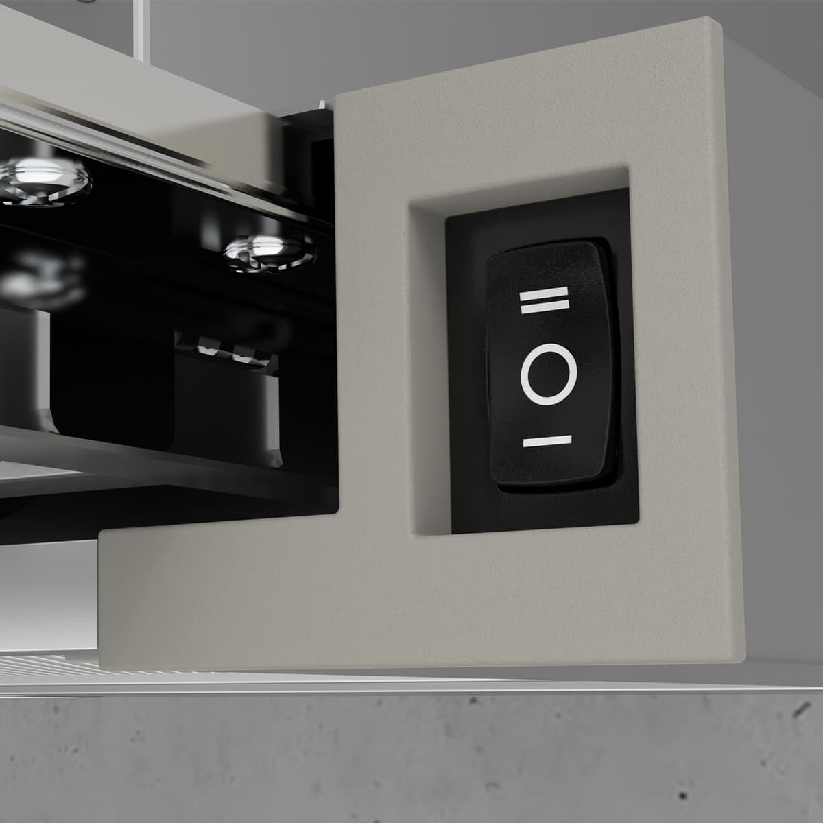 CIARRA Telescopic Cooker Hood 60cm CBCS6906D 370m³/h Built-in Extractor Hood 600mm with LED Light 2 Speeds Integrated Kitchen Extractor Fan — view 5
