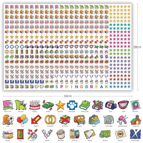 Family Organizer Calendar 2027 by More Time Moms (15x22 Inches) - September 2026 to December 2027– Large Wall Planner for Busy Families – 16 Month Home Command Center with over 500 Stickers, Storage Pocket & Extra-Large Writing Spaces – Mom Life Organization System — view 5