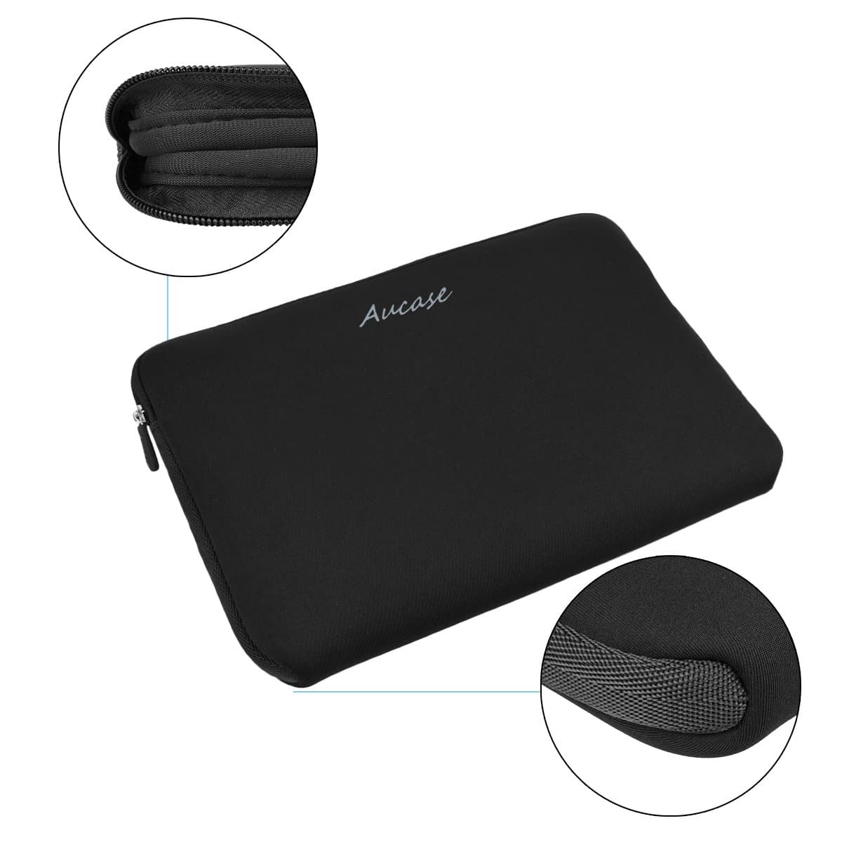 Laptop Case Sleeve 13.3 14 Inch, Thickest Lightest Water Resistant Neoprene Protective Laptop Bag for Men and Women, Compatible with MacBook 15.3''/ Air 15'' M3 M2, Chromebook — view 8