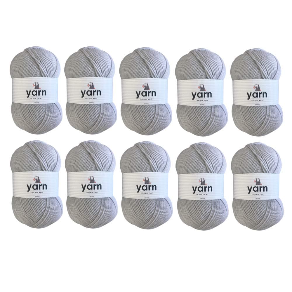 Korbond DK Beige Yarn - 100g Acrylic Wool - Lightweight, Hypoallergenic & Durable Double Knit Crochet Yarn Knitting Wool (290m Total) — view 84