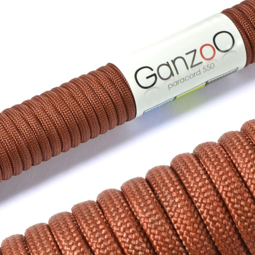 Ganzoo Paracord 550, Cuerda de 4 mm, 30 Metros, Poliéster, Tipo 3-7 Hilos Interiores, Correa de Perro Collar Pulsera, Camping Supervivencia y Cuerda Multiusos, Verde Oscuro — view 23