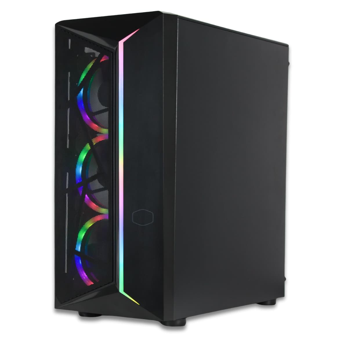 XUM CMP Gaming PC: Intel Core i9-9900K CPU, RTX 2070 Super 8GB GPU, 16GB DDR4 RAM, 512 GB SSD, 1TB HDD, 700W PSU, Bronze, aRGB, WiFi 5, Windows 11 Home, Entry Level, Black Case — view 3