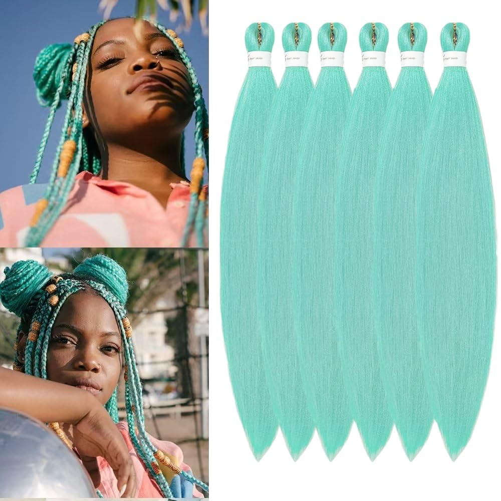 YDDM Capelli Per Treccine Africane Azul Extension Treccine Texture Yaki Easy Install per Principianti 26 Pollici 3 Pezzi Capelli Leggeri e Naturali per Box Braids, Twist e Crochet — view 94