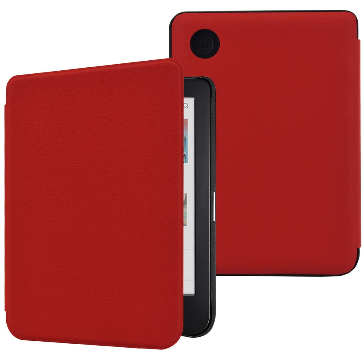 DMluna Funda para Kobo Clara Colour/BW/ 2E, Tolino Shine Colour/Shine 5/4, Cubierta de Cuero PU Premium, Auto Sleep/Wake, Delgada y Ligera, Ajuste Preciso, Verde Agave — view 10