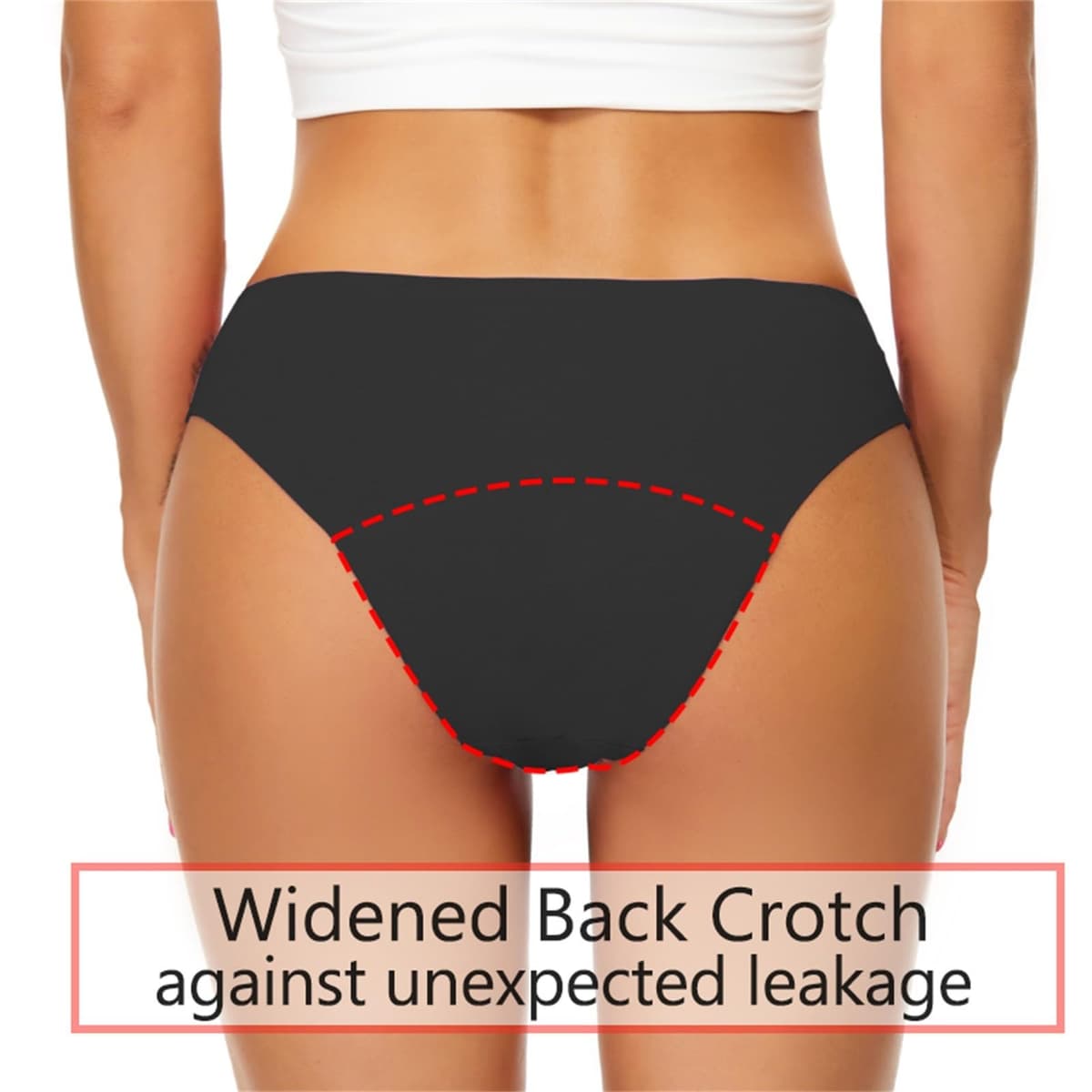riou Bañador Menstrual Niña Adolescentes Bikini Menstrual Baño Traje De Baño Menstrual Mujer Bragas Mujer Cómodas y Suaves Bikinis Menstruales Mujer — view 2