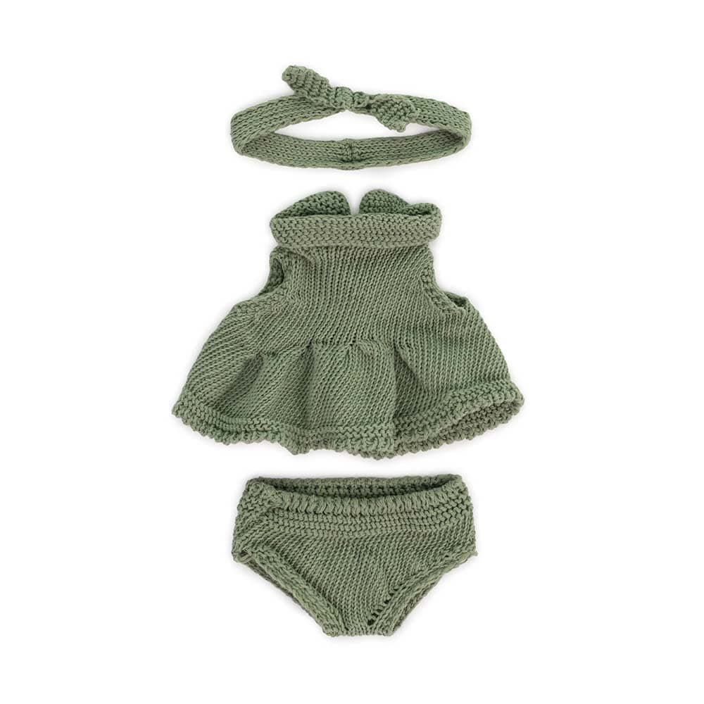 Miniland - Ropa para Muñeca de 21 cm, Accesorio de Ropa para Muñecos, Vestido De Verano para Muñeco De 21 Cm — view 5