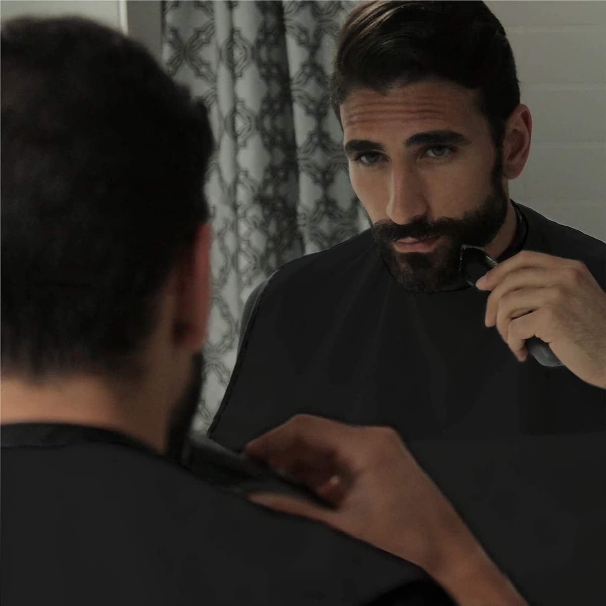 Delantal de Hombres Para Barba, Afeitado, Impermeable, No Pegajoso, Con 2 Ventosas, Regalos Para Hombres, — view 8