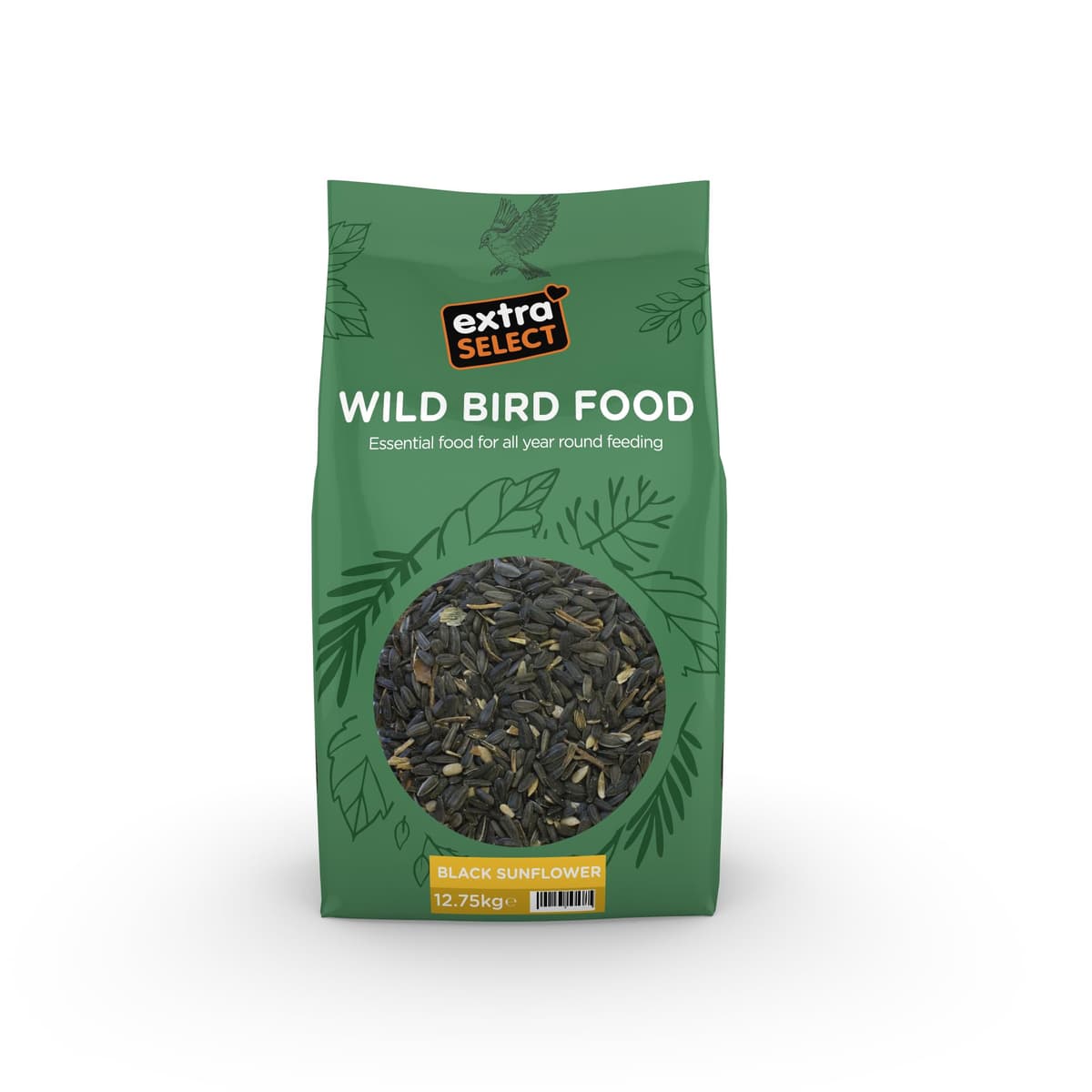 Extra Select Black Sunflower Seed Wild Bird Food, 5 Litre Tub — view 7