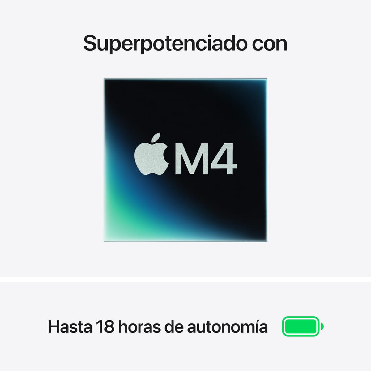 Apple 2025 MacBook Air de 13 Pulgadas con Chip M4: diseñado para Apple Intelligence, Pantalla Liquid Retina de 13,6 Pulgadas, 16 GB de Memoria unificada, 256 GB SSD, Teclado español; Azul Cielo — view 2