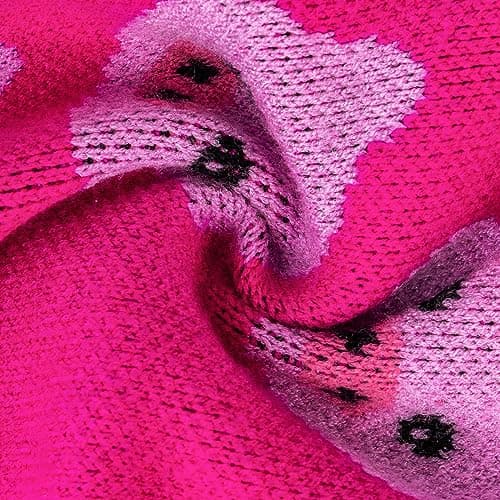 CuteBone Pink Pig Dog Sweater for Medium Dogs with Leash Hole — view 6