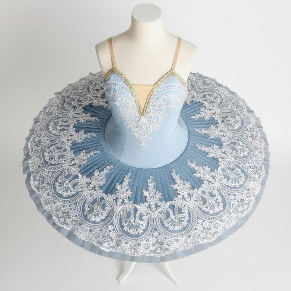 Ymxygz Leotardos De Ballet con Lentejuelas para Mujer, Disfraz De Bailarina del Lago De Los Cisnes, Camisola con Falda, Actuación Profesional, Falda Tutú De Ballet del Lago De Los Cisnes para Adultos — view 5