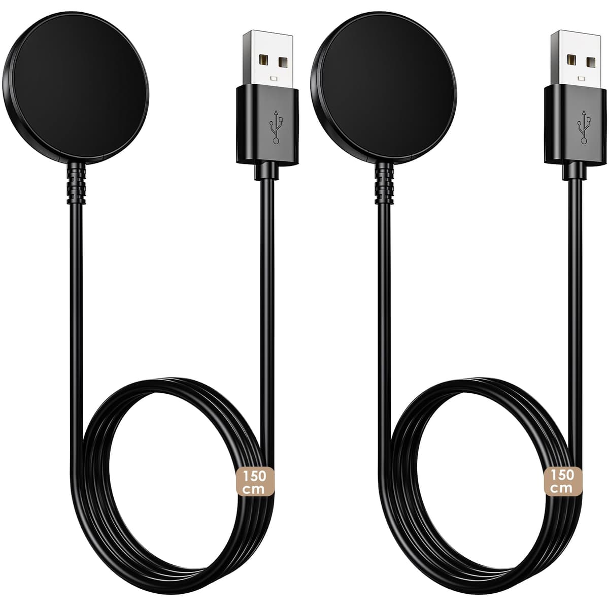Charger for Samsung Galaxy Watch Charger Compatible with Galaxy Watch 8/8 Classic/Ultra/7/6/6 Classic/5/5 Pro/4/4 Classic/3/Active 2/Active/FE USB A Magnetic Charging 100cm — view 9