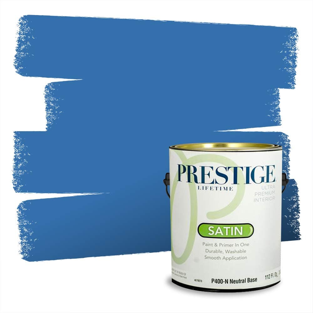 PRESTIGE Paints Interior Paint and Primer In One, 1-Gallon, Semi-Gloss, Comparable Match of Valspar* Dewdrop* — view 1546