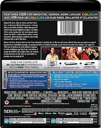Casino - 4K Ultra HD + Blu-ray (Bilingual) — view 2