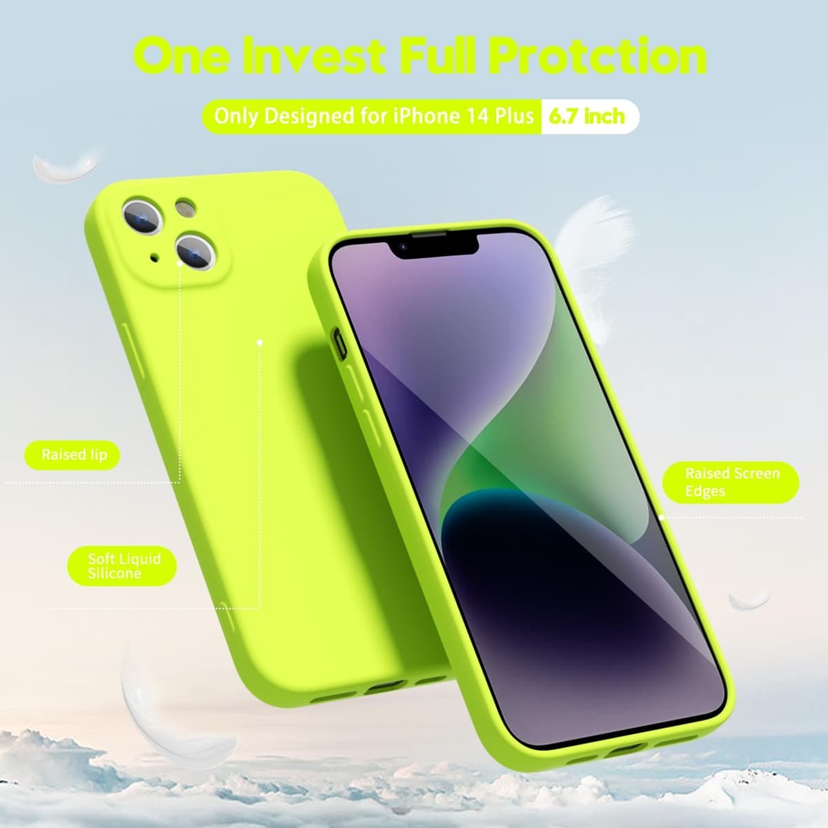 oakxco for iPhone 17 Pro Max Phone Case Liquid Silicone, Cute Thin Slim Grip Soft Rubber Gel for Women Men, Smooth Matte TPU Plain Solid Color Girly Simple Case with Camera Cover, Light Pink — view 66