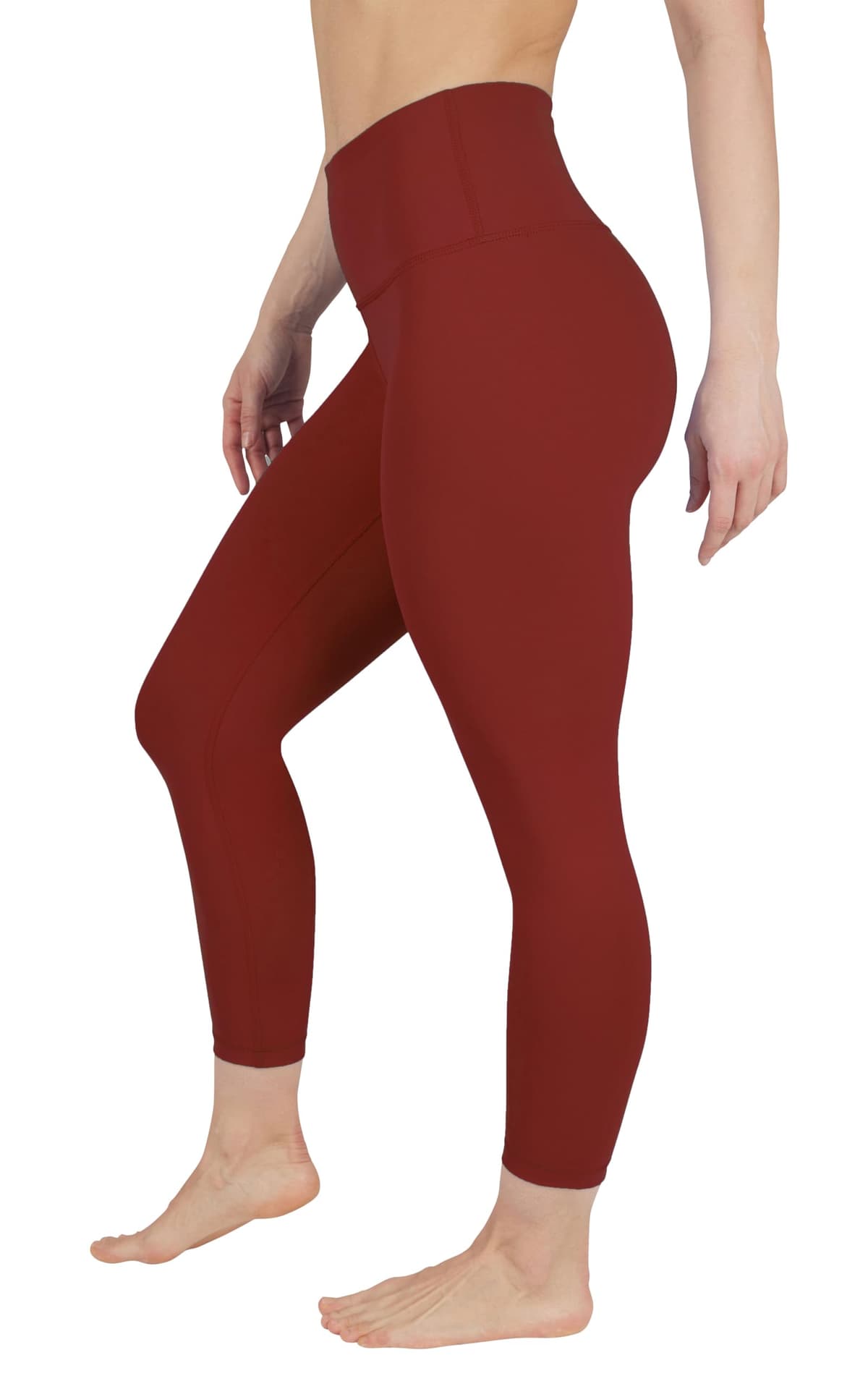 90 Degree By Reflex Womens High Waisted Leggings Capri Workout Yoga Pants — view 8